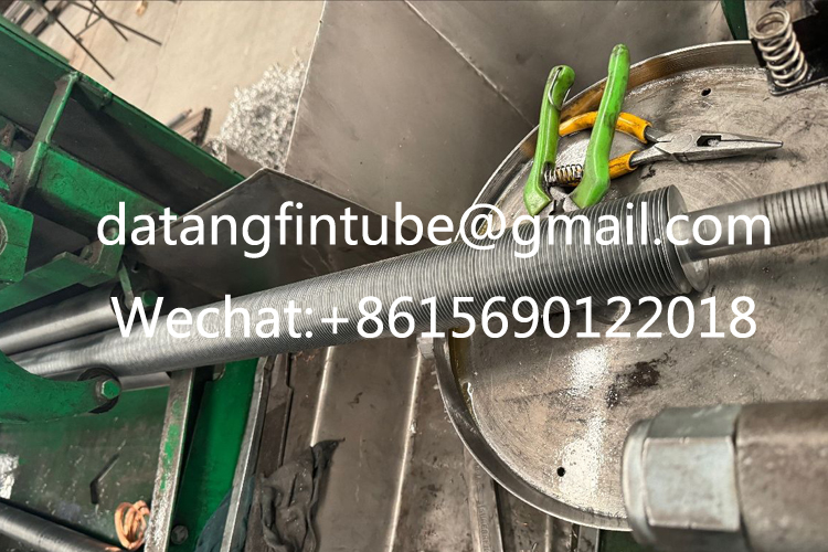 KL type wound finned tube for heat exchangers