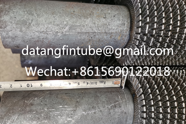 Serrated spiral high-frequency welded fin tube