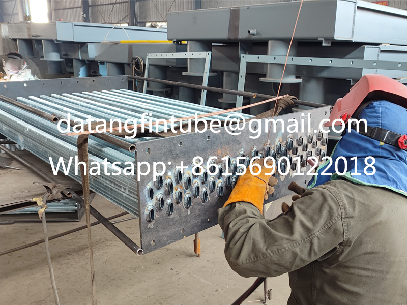 Oval elliptical finned tube heat exchanger for drying