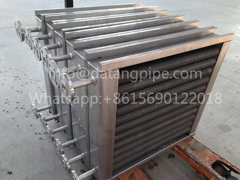 Fin and tube heat exchanger